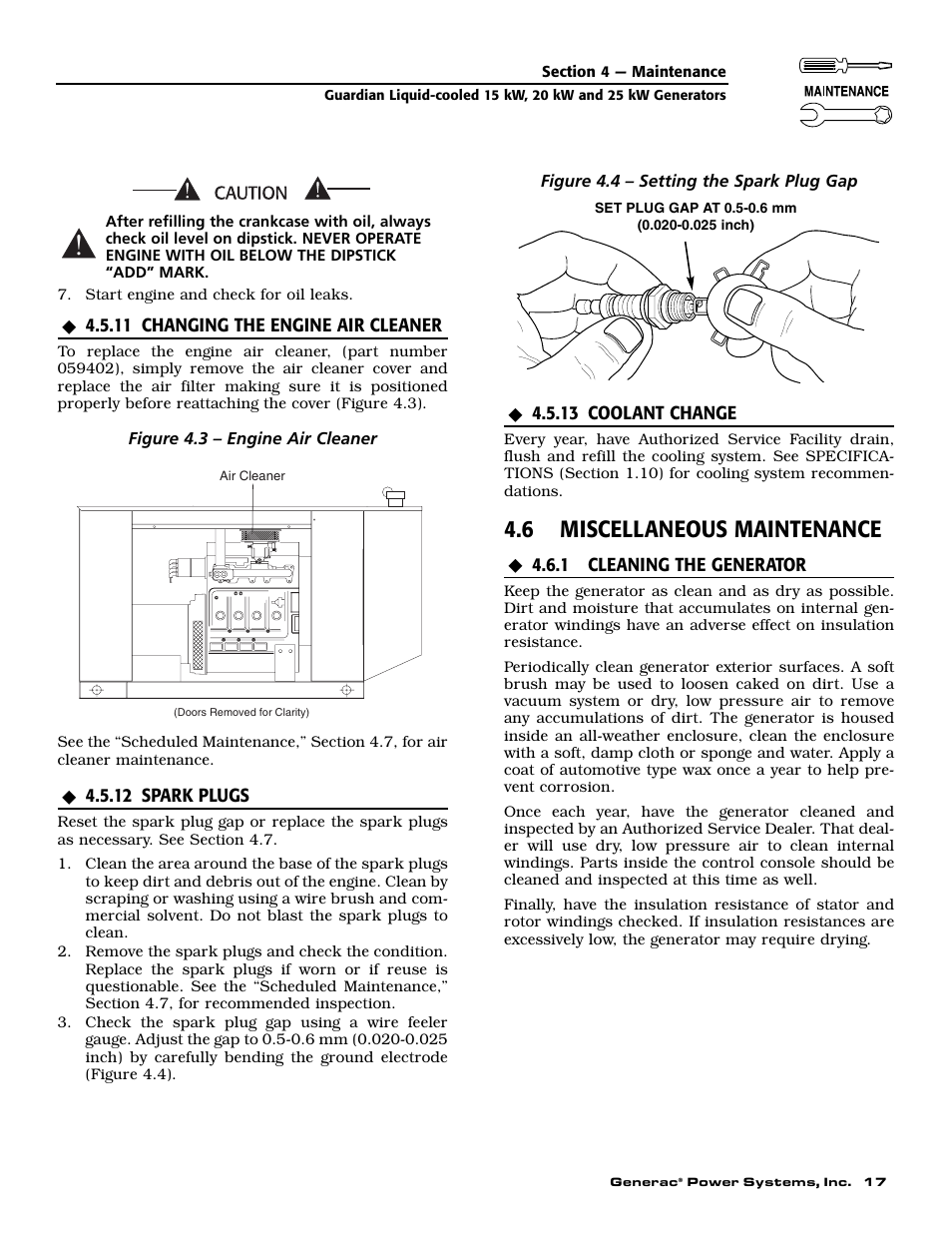 6 miscellaneous maintenance | Guardian Technologies 004724-0 User Manual | Page 19 / 52