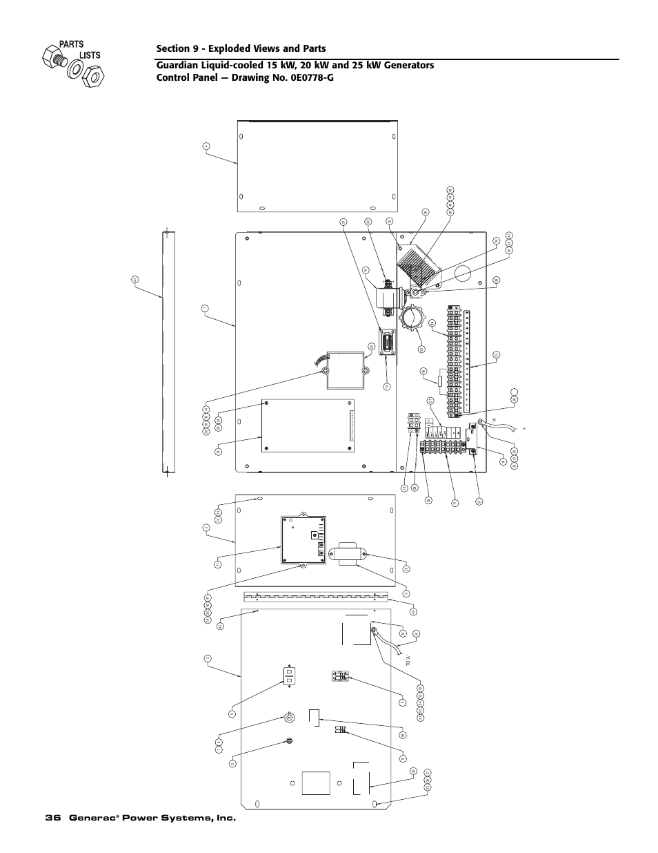 36 generac, Power systems, inc | Guardian Technologies 004724-0 User Manual | Page 38 / 52