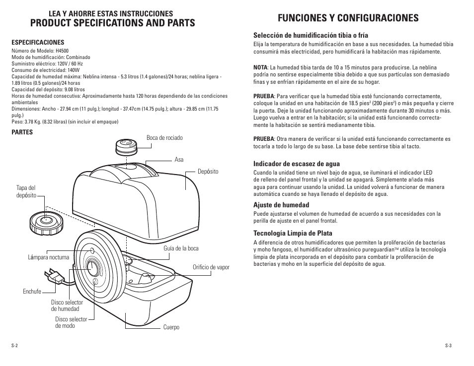 Guardian Technologies PUREGUARDIAN H4500 User Manual | Page 14 / 18