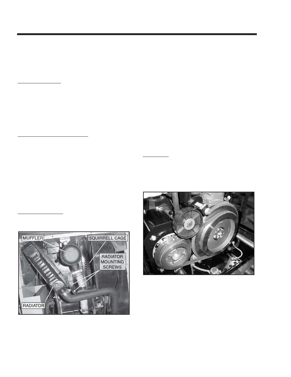 Re-assembly, Belt tensioning | Guardian Technologies 4270 User Manual | Page 60 / 100