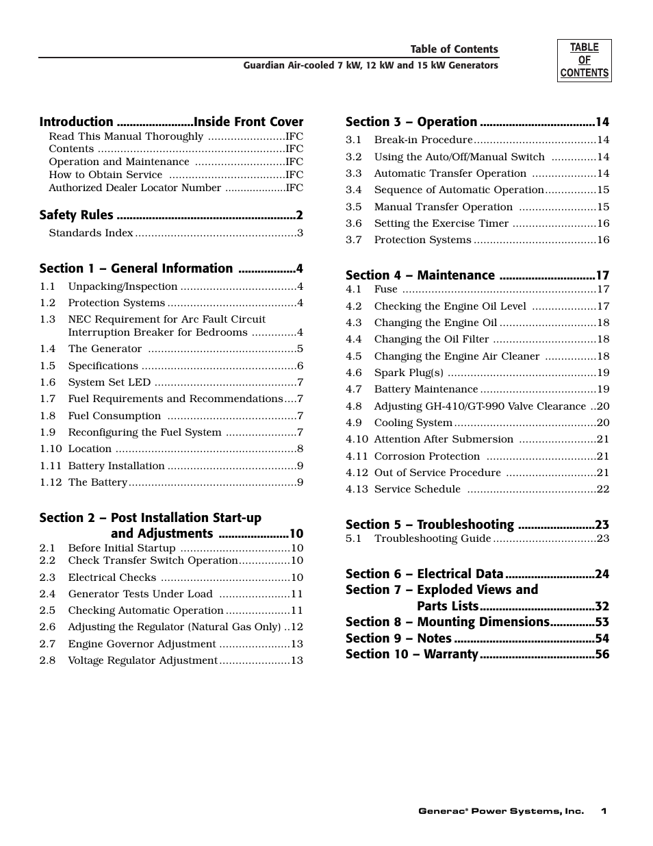 Guardian Technologies 04456-2 User Manual | Page 3 / 60