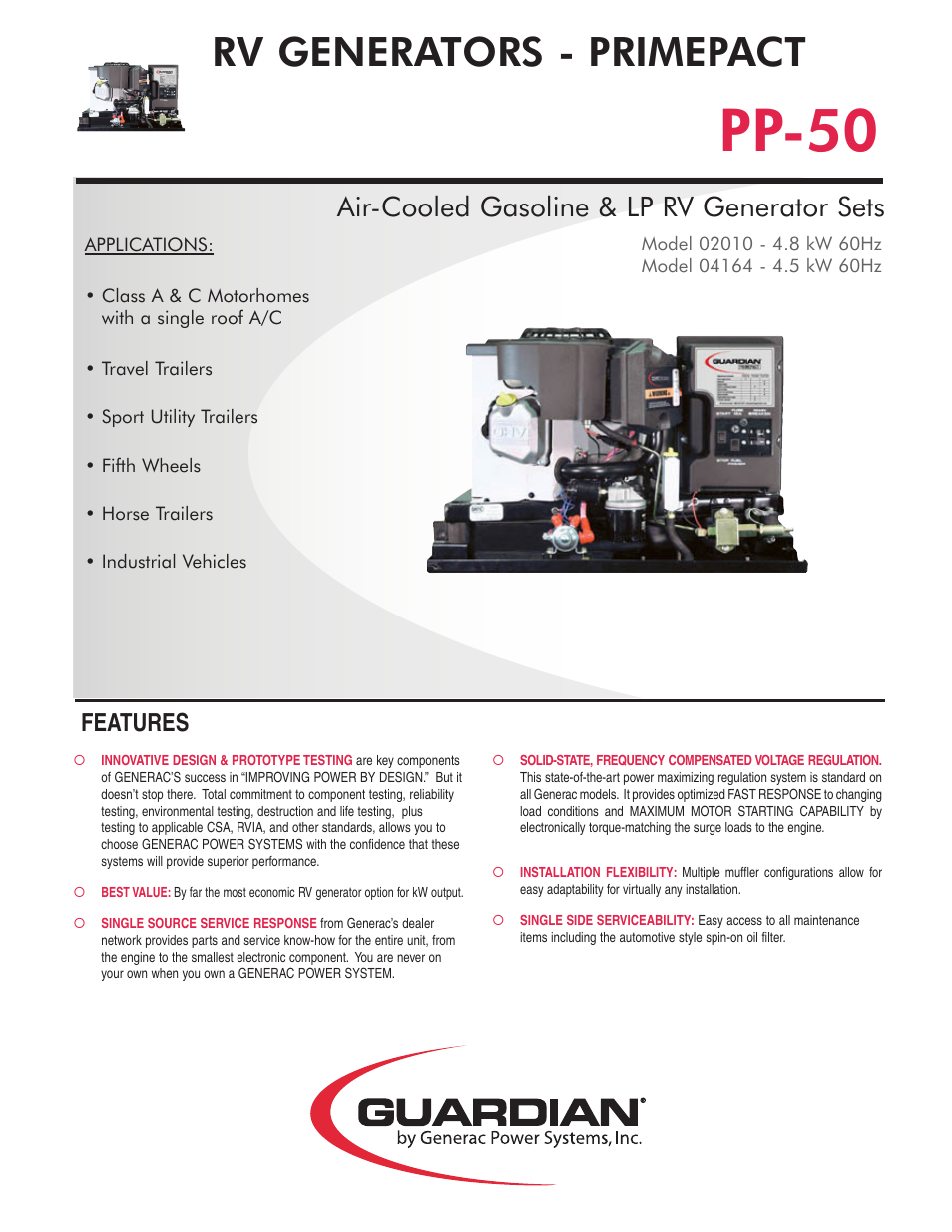 Guardian Technologies PP-50 User Manual | 4 pages