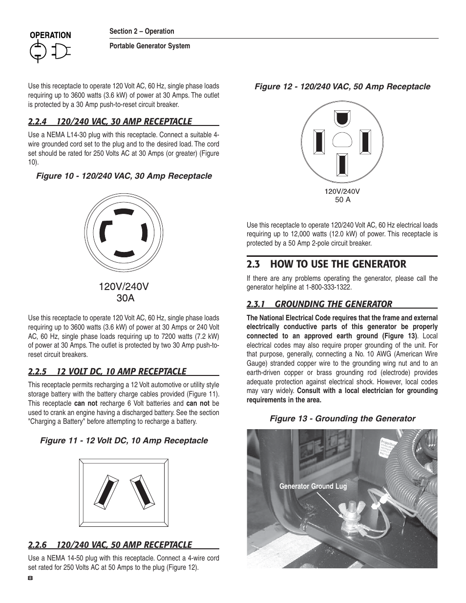 3 how to use the generator | Guardian Technologies 004583-0 User Manual | Page 10 / 80