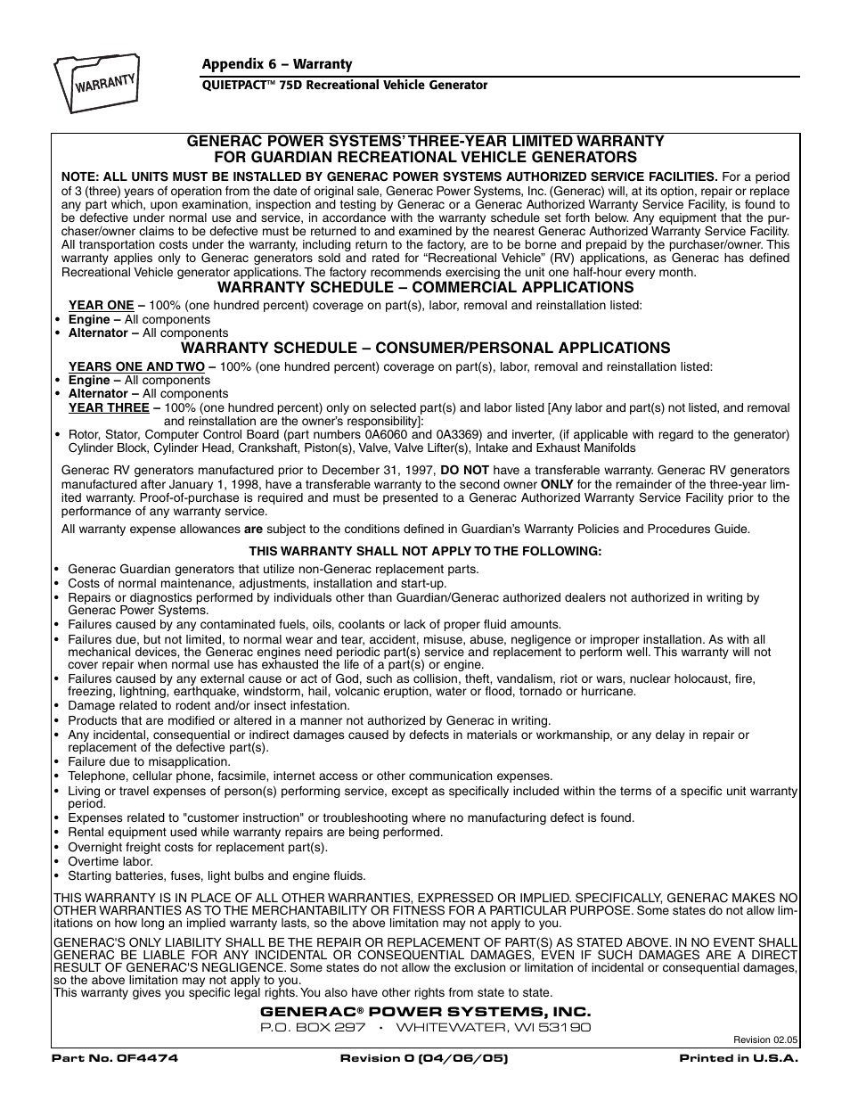 Guardian Technologies 004270-3 User Manual | Page 68 / 68