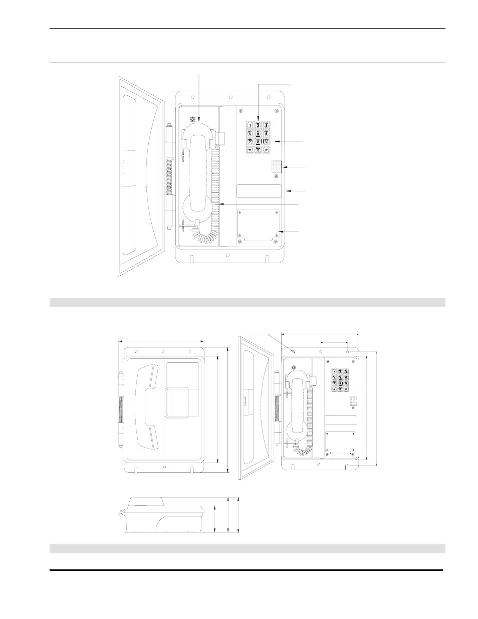 Page 4, Figure 1 - features - typical - standard models, Figure 2 - overall dimensions | Guardian Technologies WRT-10-A User Manual | Page 4 / 16