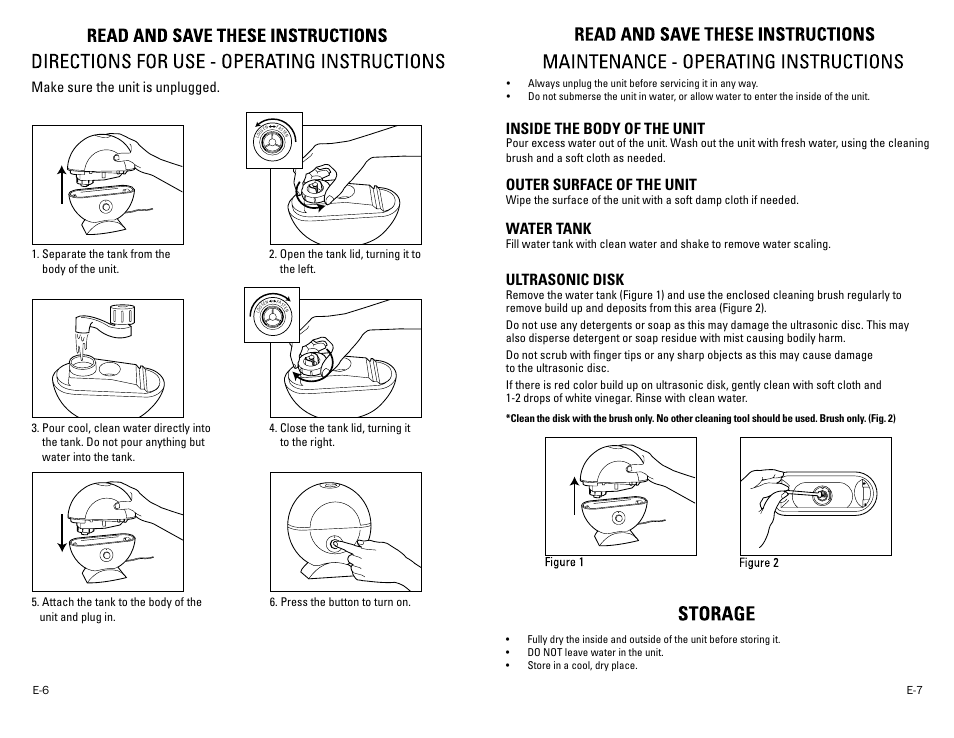 Make sure the unit is unplugged | Guardian Technologies PUREGUARDIAN H1000 User Manual | Page 4 / 5