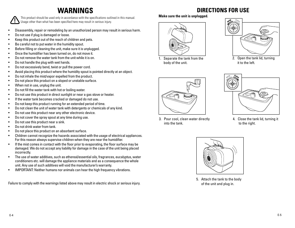 Guardian Technologies PUREGUARDIAN H4600 User Manual | Page 3 / 5