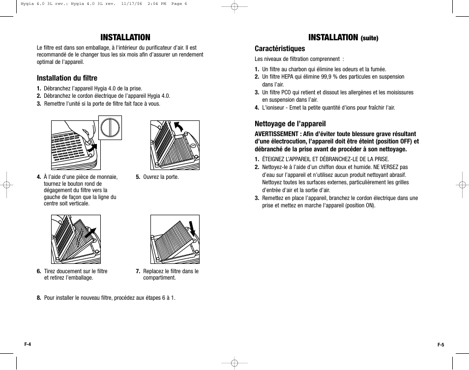 Installation | Guardian Technologies Hygia 4.0 User Manual | Page 6 / 10