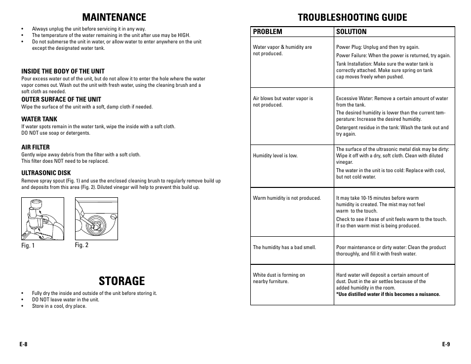 Problem solution | Guardian Technologies R3010 User Manual | Page 5 / 5