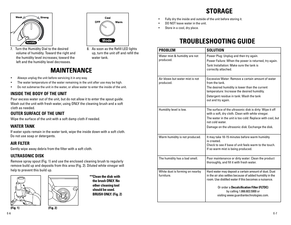 Guardian Technologies 72-HOUR ULTRASONIC H2000 User Manual | Page 4 / 5