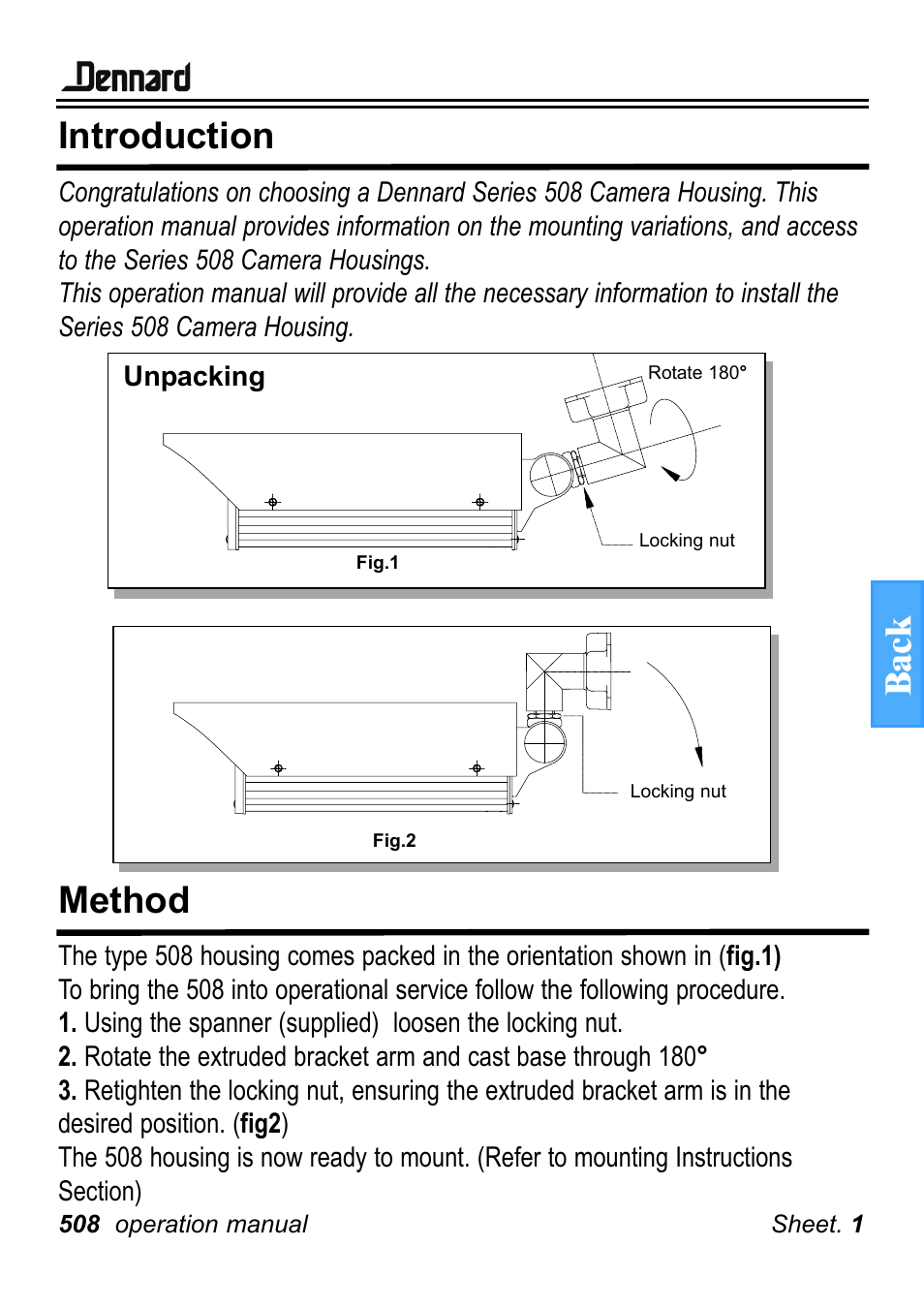 Introduction, Method | Guardian Technologies DENNARD 508 User Manual | Page 2 / 9