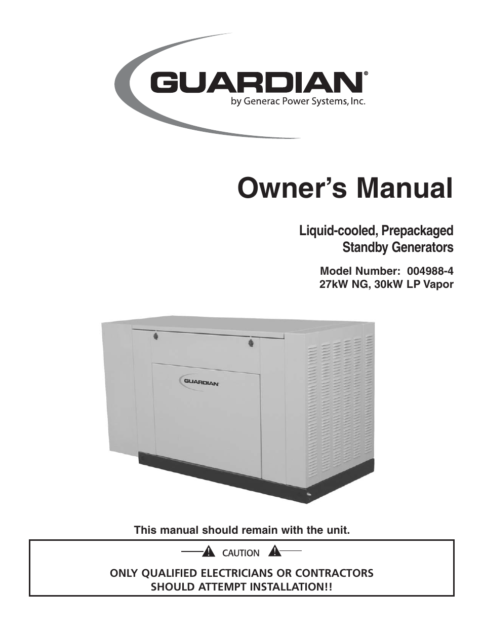 Guardian Technologies 004988-4 User Manual | 48 pages