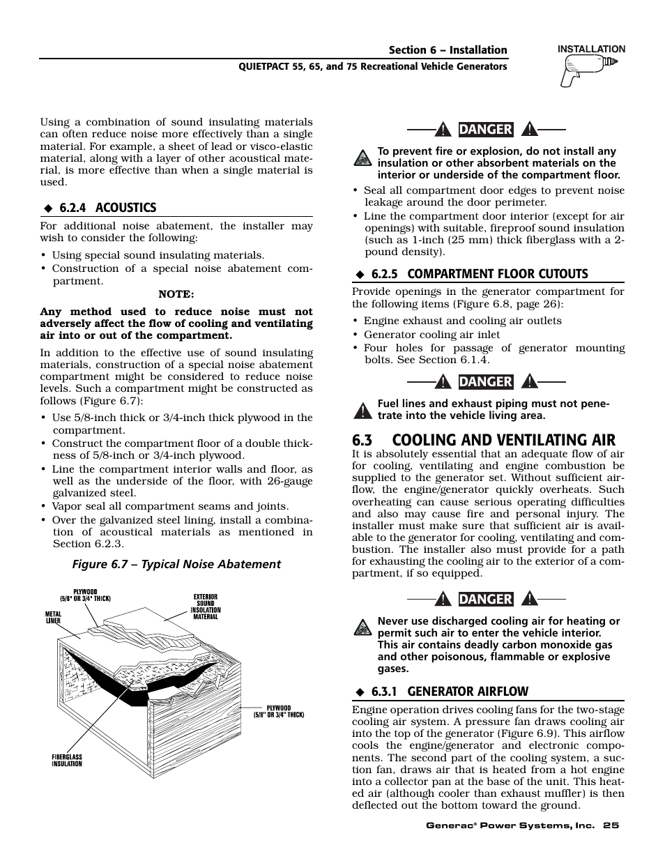 3 cooling and ventilating air | Guardian Technologies 004702-0 User Manual | Page 27 / 56