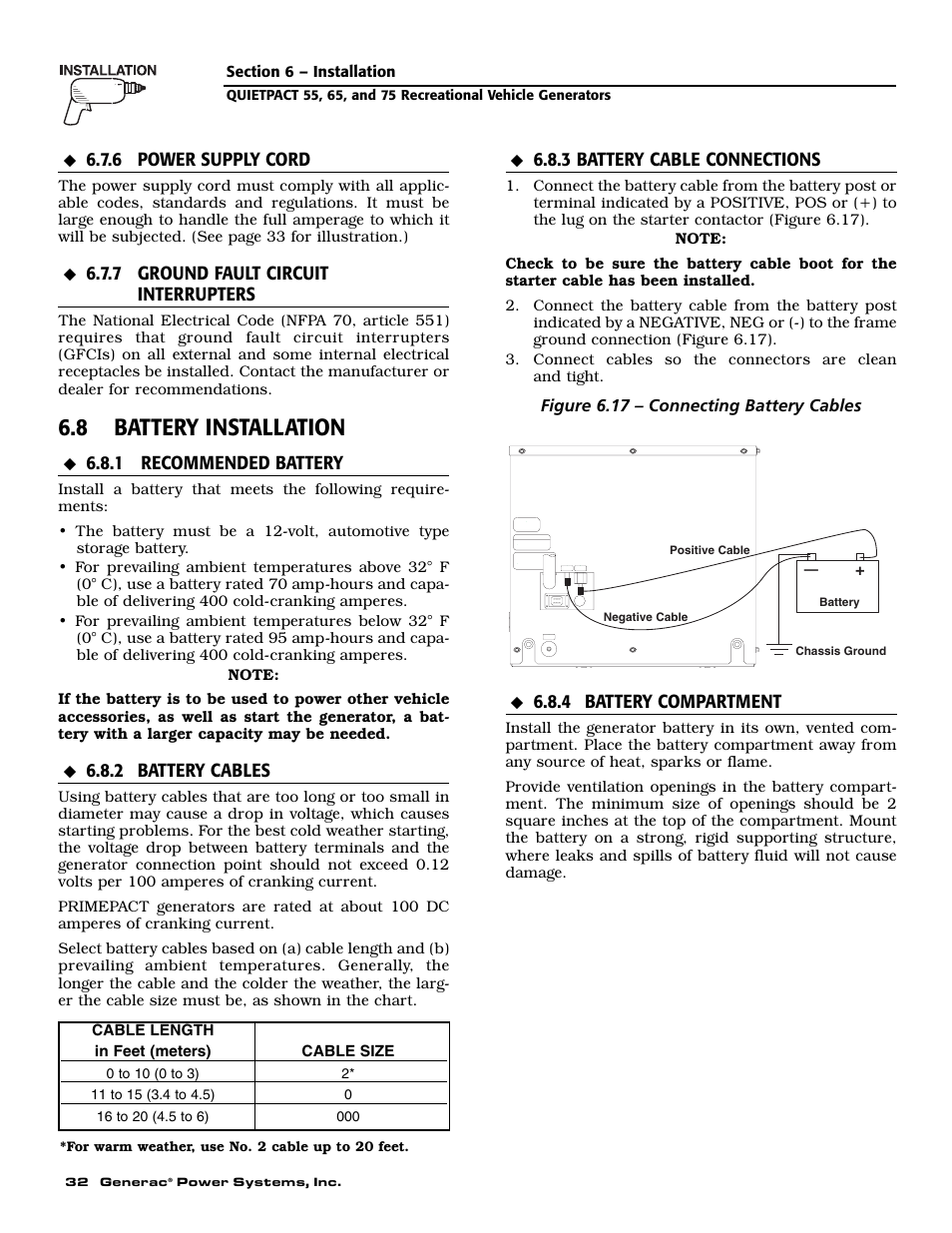 8 battery installation | Guardian Technologies 004702-0 User Manual | Page 34 / 56