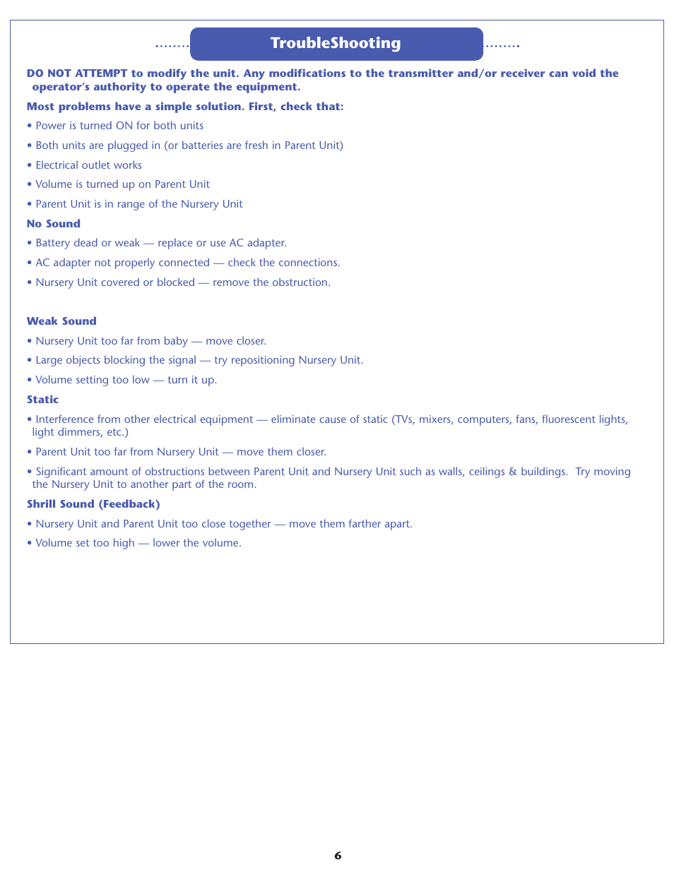 Troubleshooting | Graco Inc. ULTRACLEAR II 2M02 User Manual | Page 6 / 12