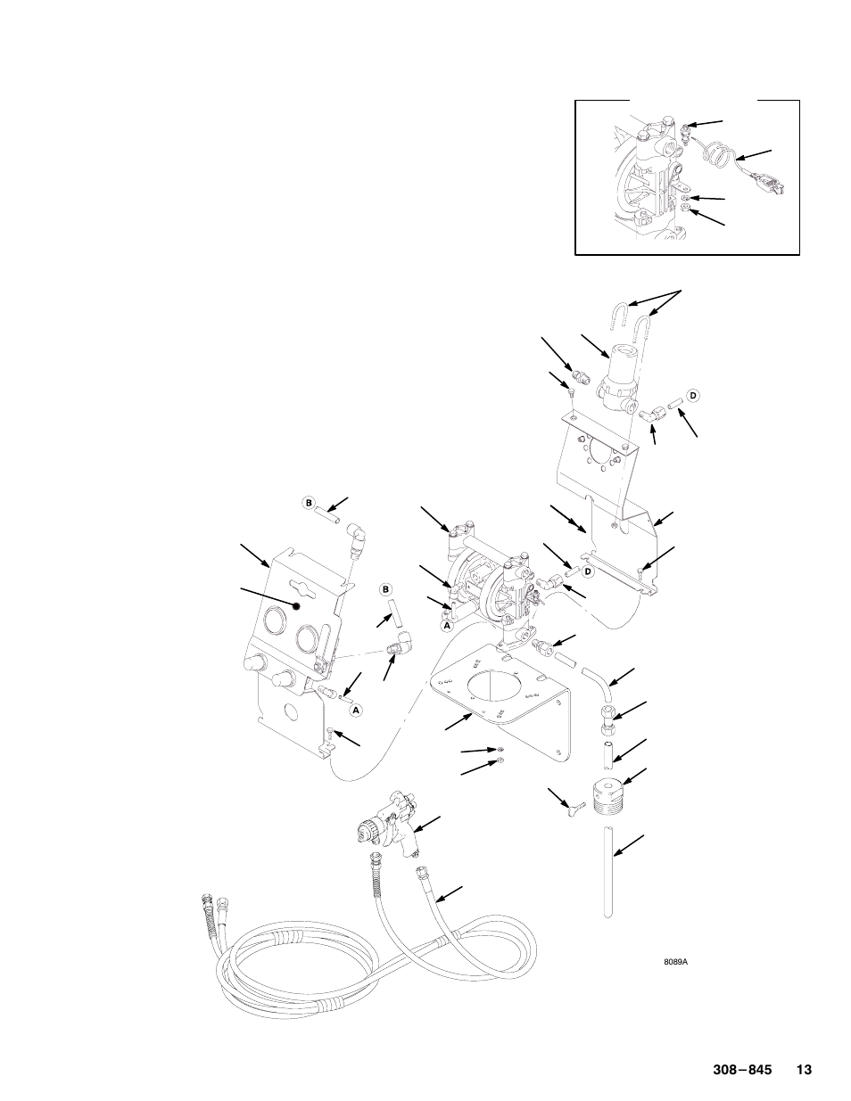 Parts drawing | Graco Inc. 240361 User Manual | Page 15 / 18