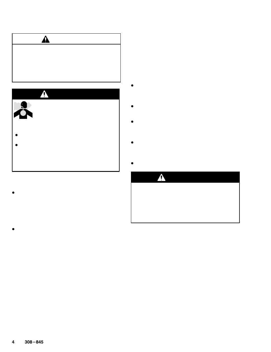 Setup, Caution, Warning | Graco Inc. 240361 User Manual | Page 6 / 18