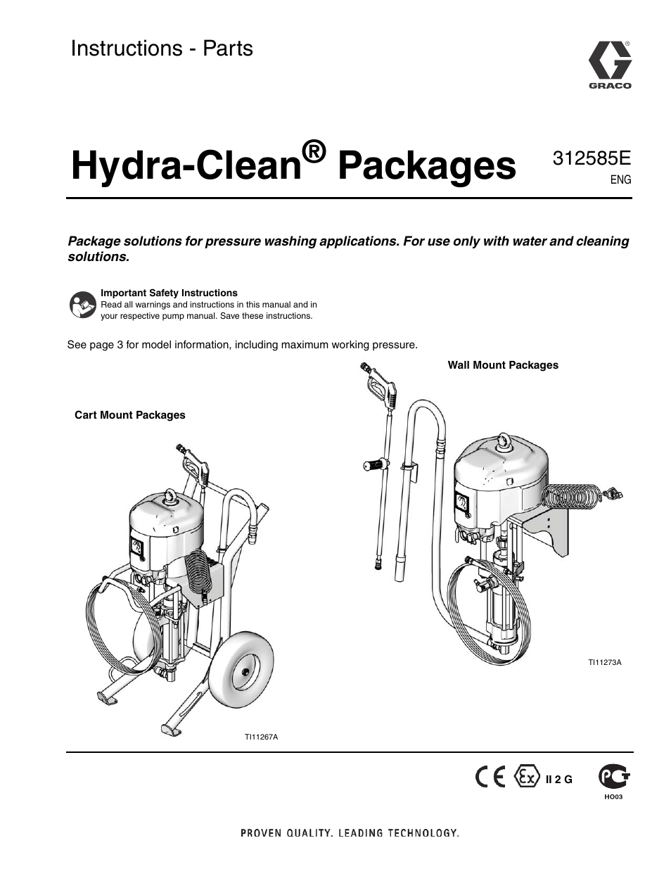 Graco Inc. Hydra-Clean 247551 User Manual | 24 pages