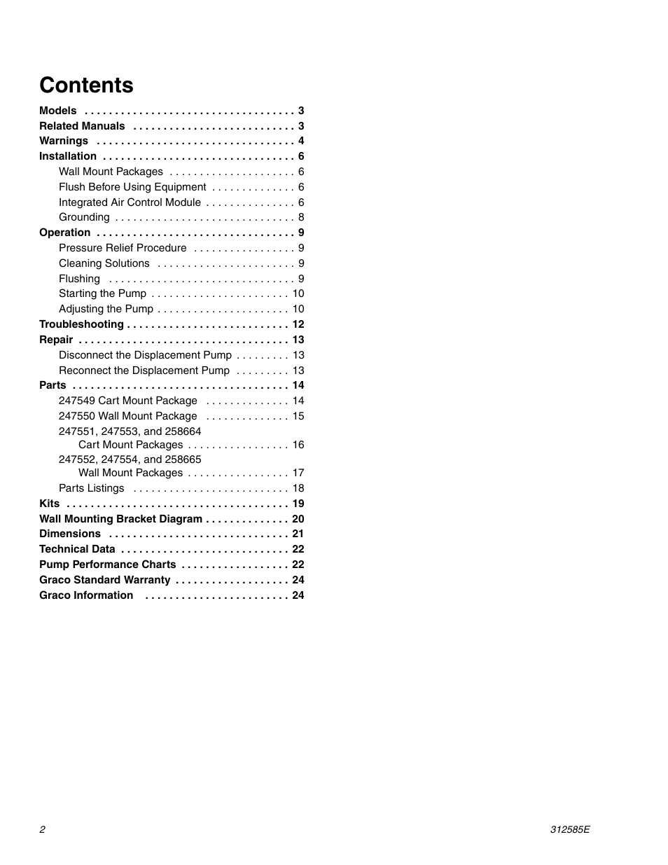 Graco Inc. Hydra-Clean 247551 User Manual | Page 2 / 24