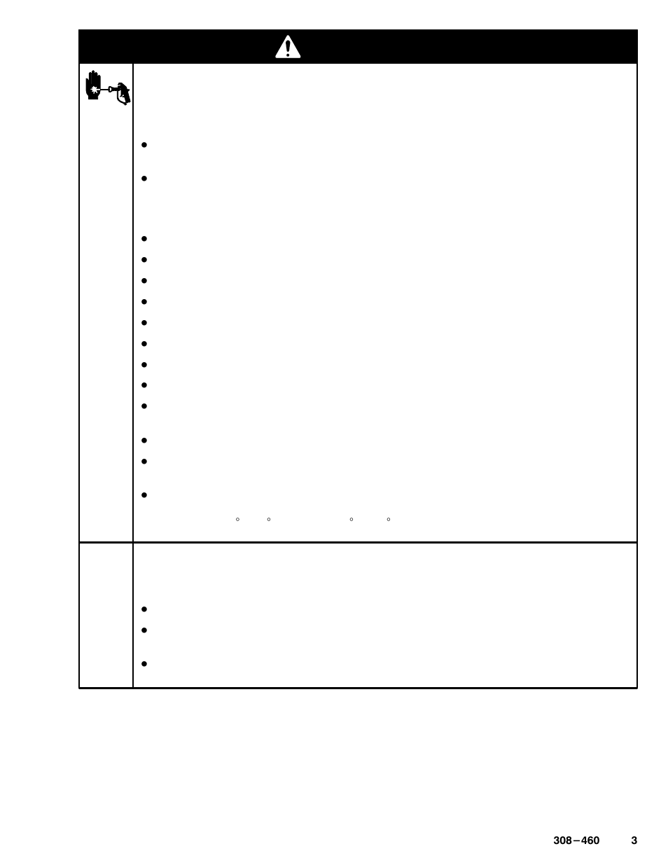 Warning | Graco Inc. 237-421 User Manual | Page 3 / 16