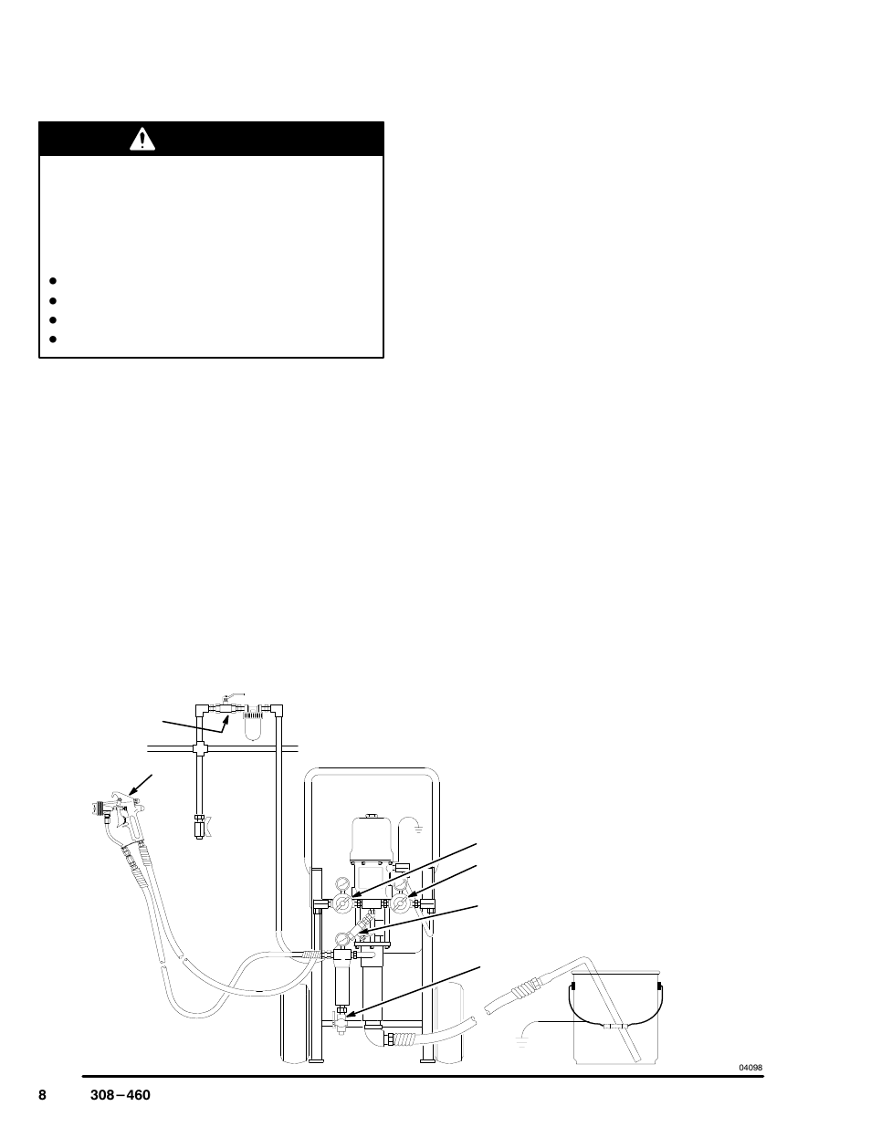 Operation, Warning | Graco Inc. 237-421 User Manual | Page 8 / 16