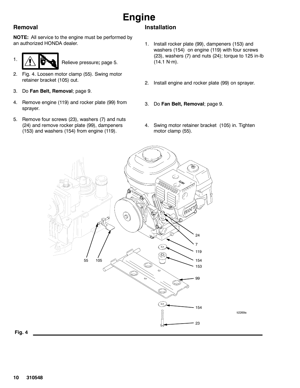 Engine | Graco Inc. 233940 User Manual | Page 10 / 24