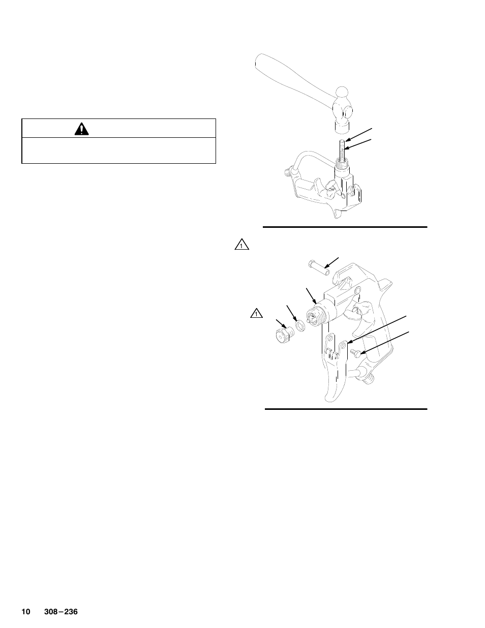 Service, Caution | Graco Inc. 237-695 User Manual | Page 10 / 16