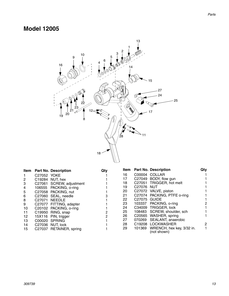 Model 12005 | Graco Inc. 12004X User Manual | Page 13 / 16