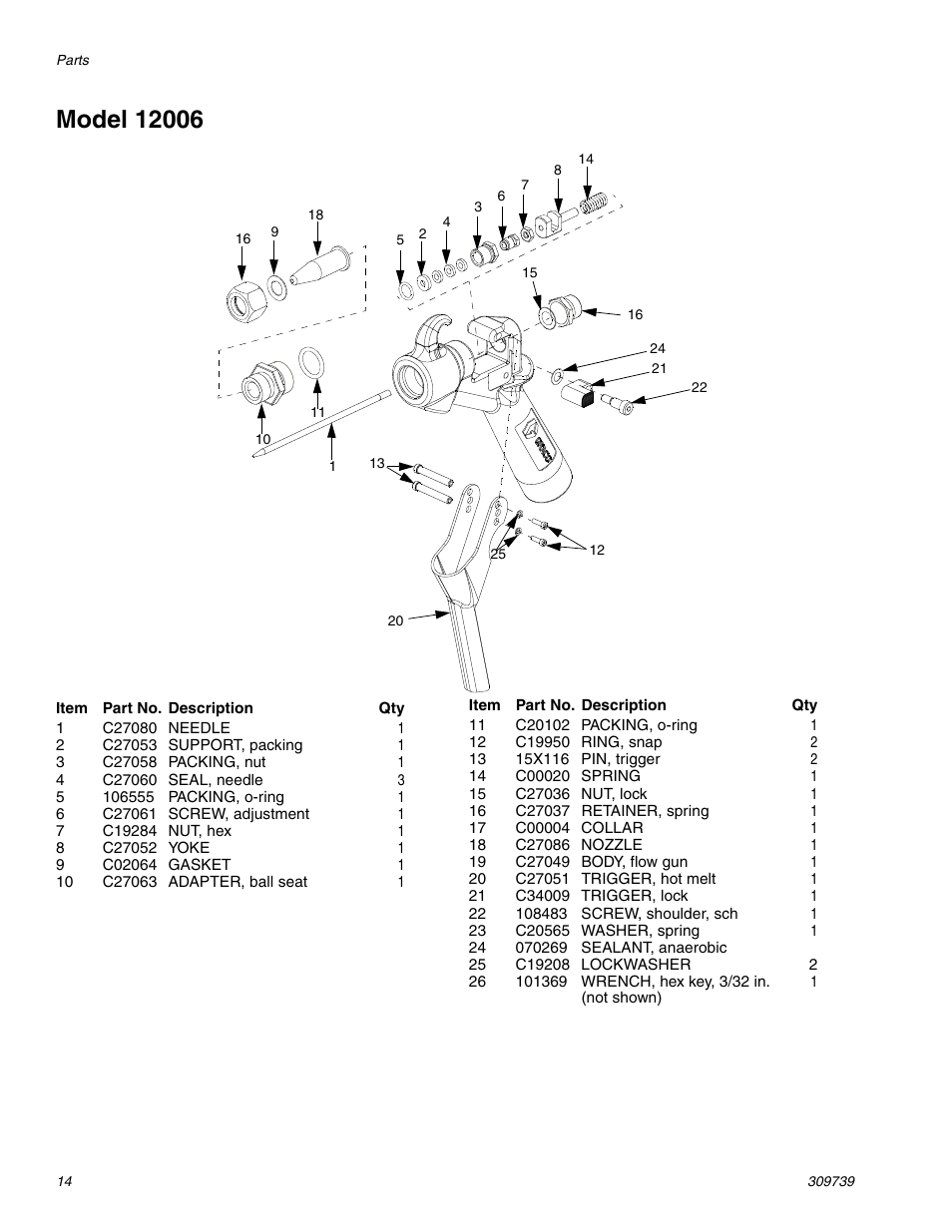 Model 12006 | Graco Inc. 12004X User Manual | Page 14 / 16