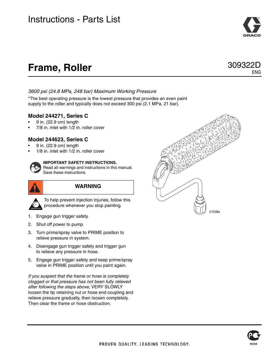 Graco Inc. 309322D User Manual | 4 pages