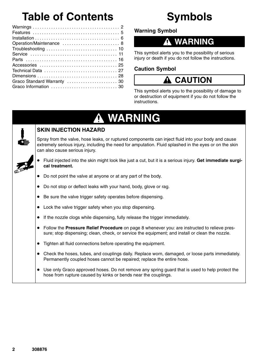 Graco Inc. 965786 User Manual | Page 2 / 30