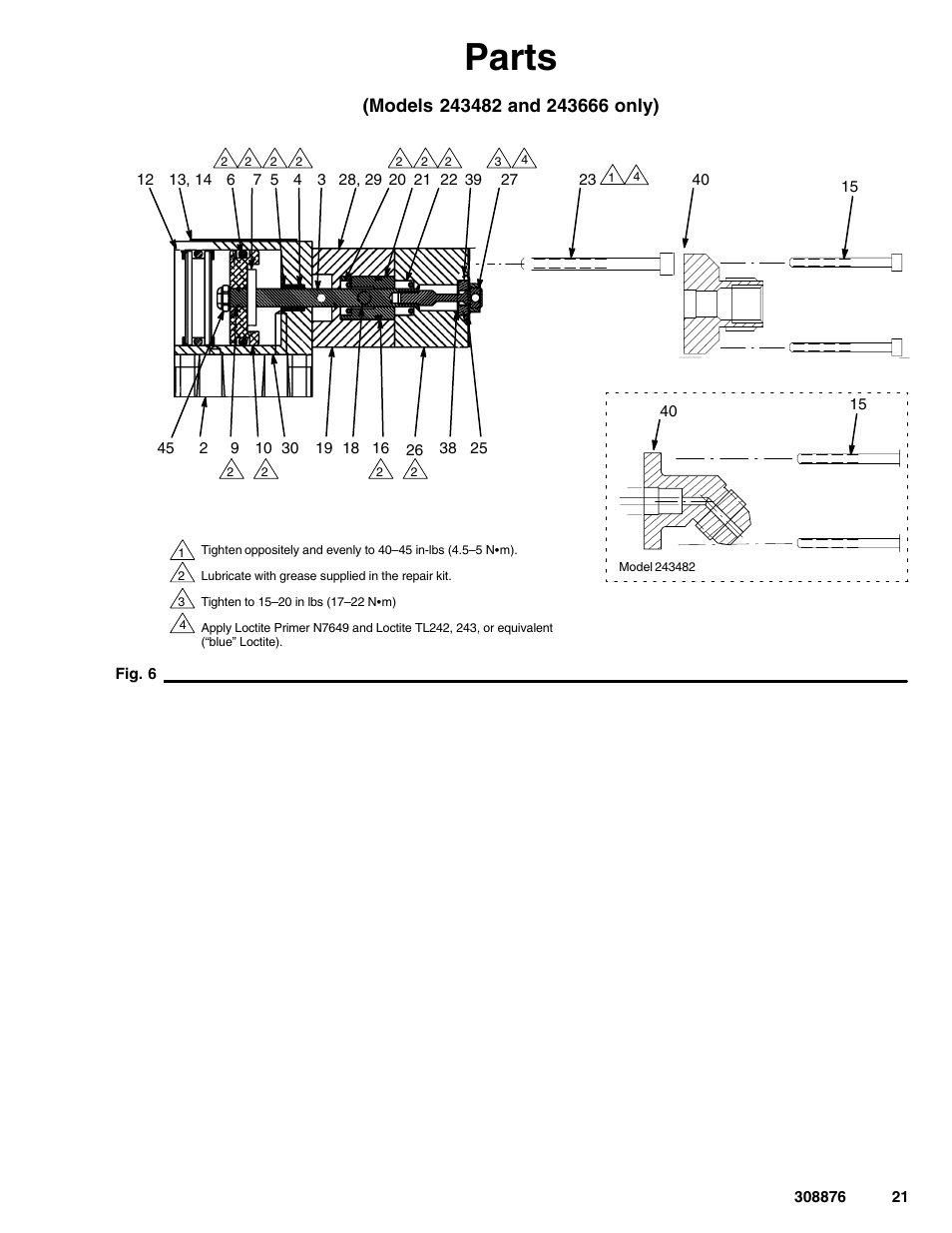 Parts | Graco Inc. 965786 User Manual | Page 21 / 30