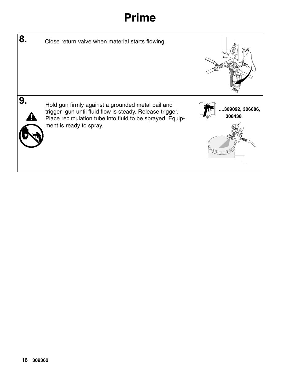 Prime | Graco Inc. 245117 User Manual | Page 16 / 24