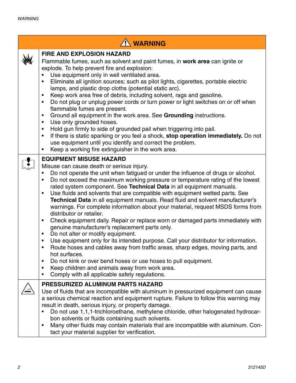 Graco Inc. XTR 5 User Manual | Page 2 / 12