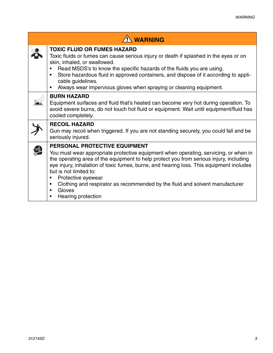 Graco Inc. XTR 5 User Manual | Page 3 / 12