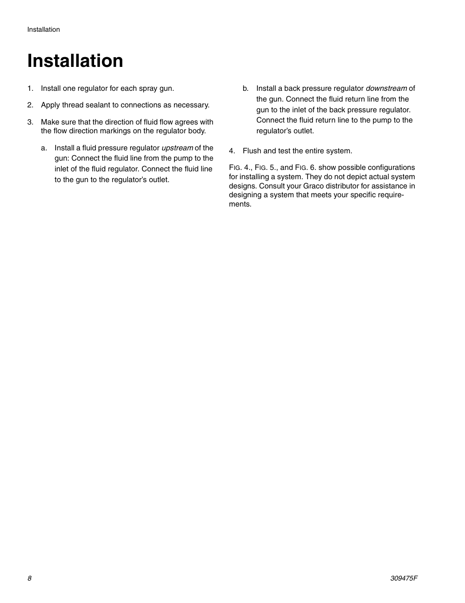 Installation | Graco Inc. 309475F User Manual | Page 8 / 28