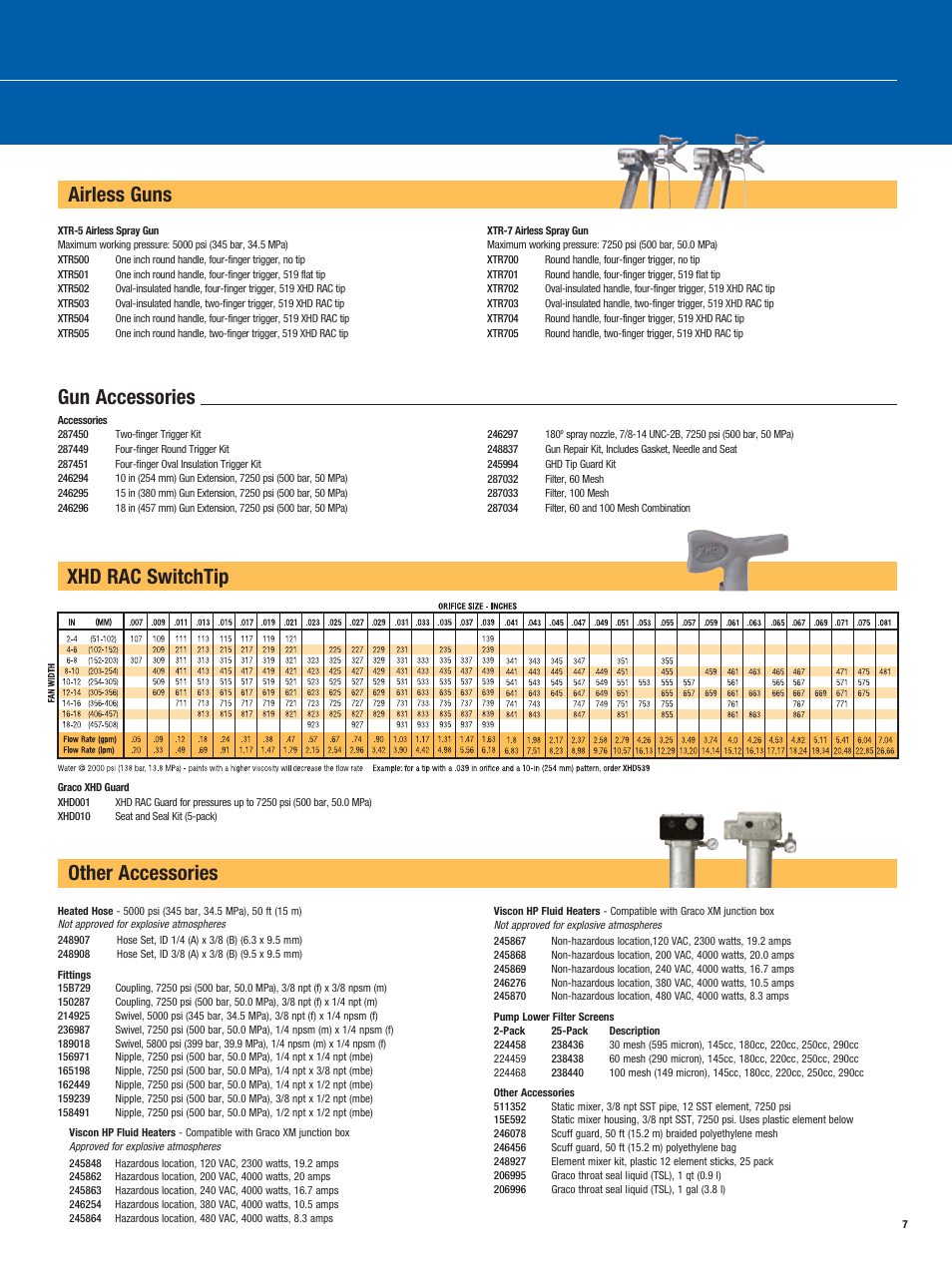 Graco Inc. XM Series User Manual | Page 7 / 8