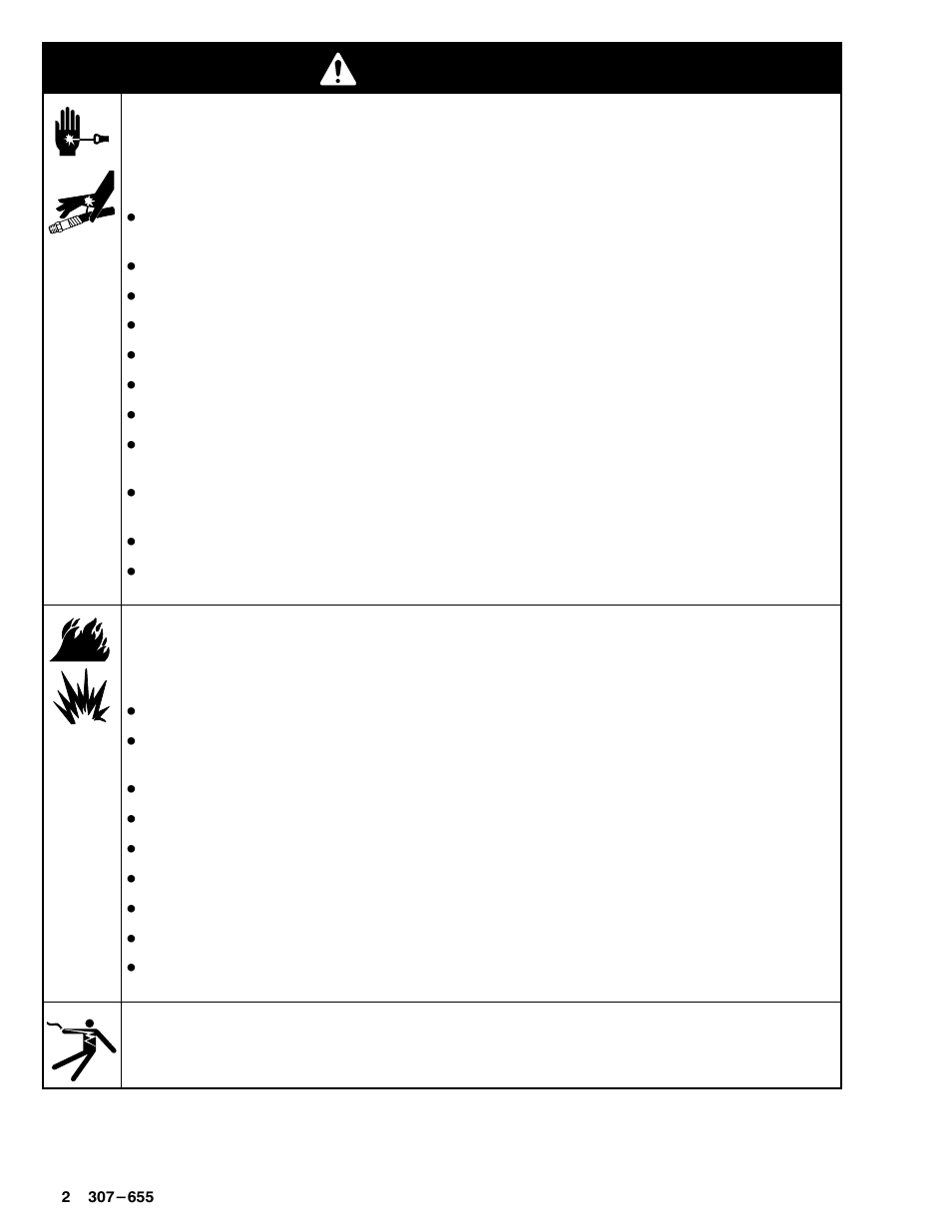 Warning | Graco Inc. 218688 User Manual | Page 2 / 12