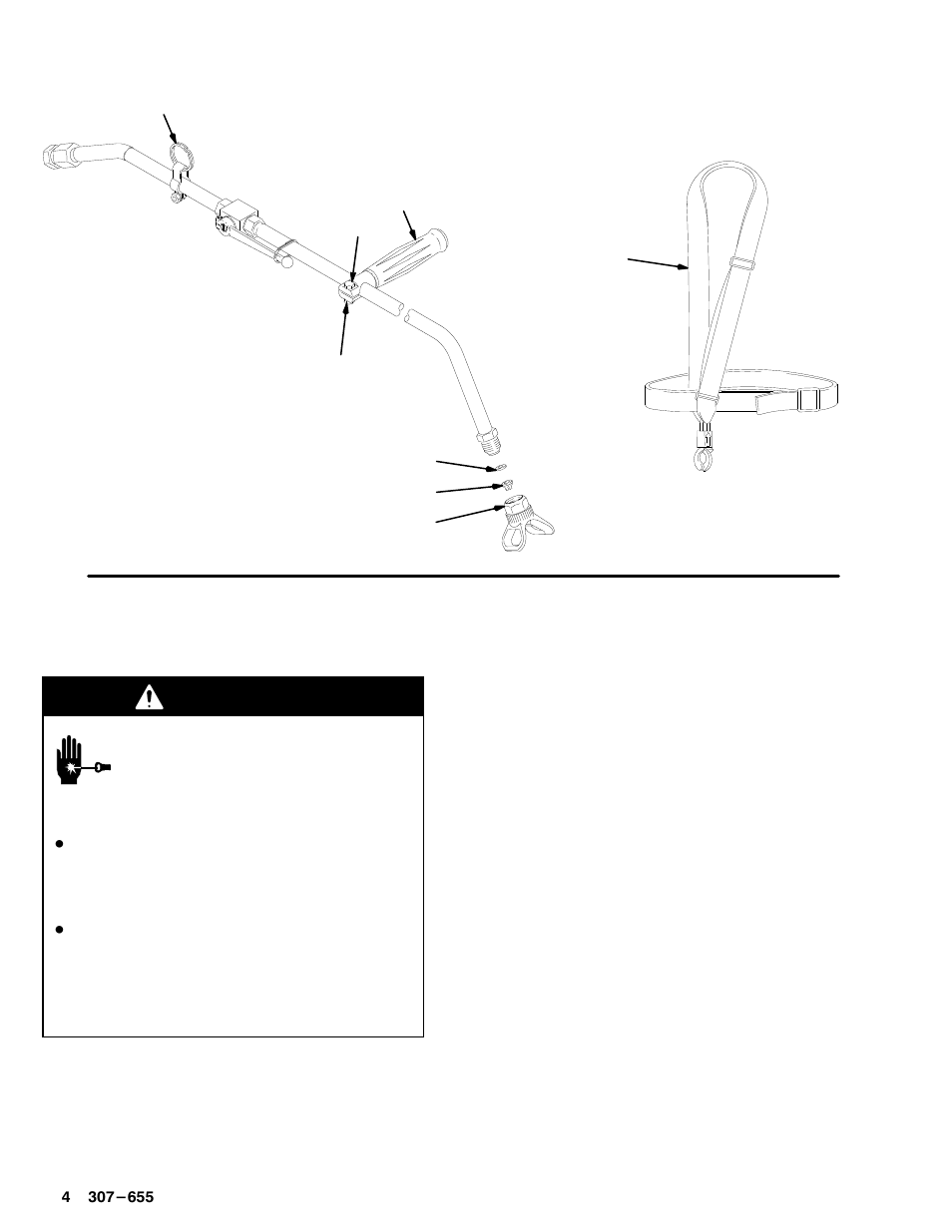 Installation, Warning | Graco Inc. 218688 User Manual | Page 4 / 12