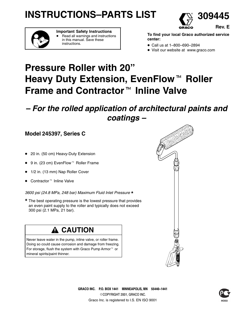 Graco Inc. 309445 User Manual | 10 pages