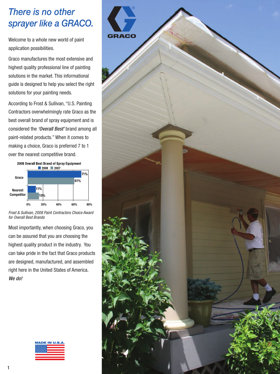 There is no other sprayer like a graco | Graco Inc. Ultra Max II 795 User Manual | Page 2 / 24