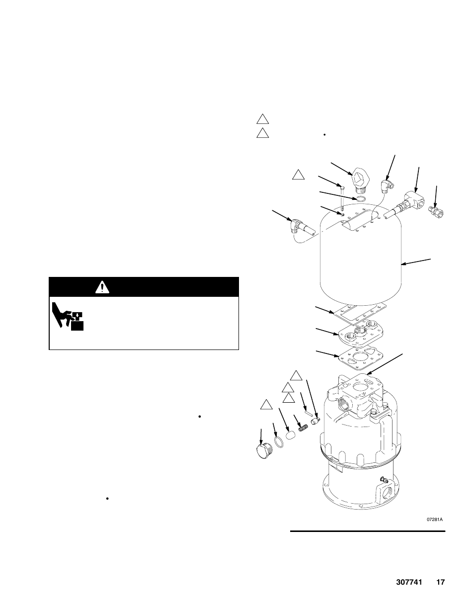 Service, Warning | Graco Inc. Series B User Manual | Page 17 / 28