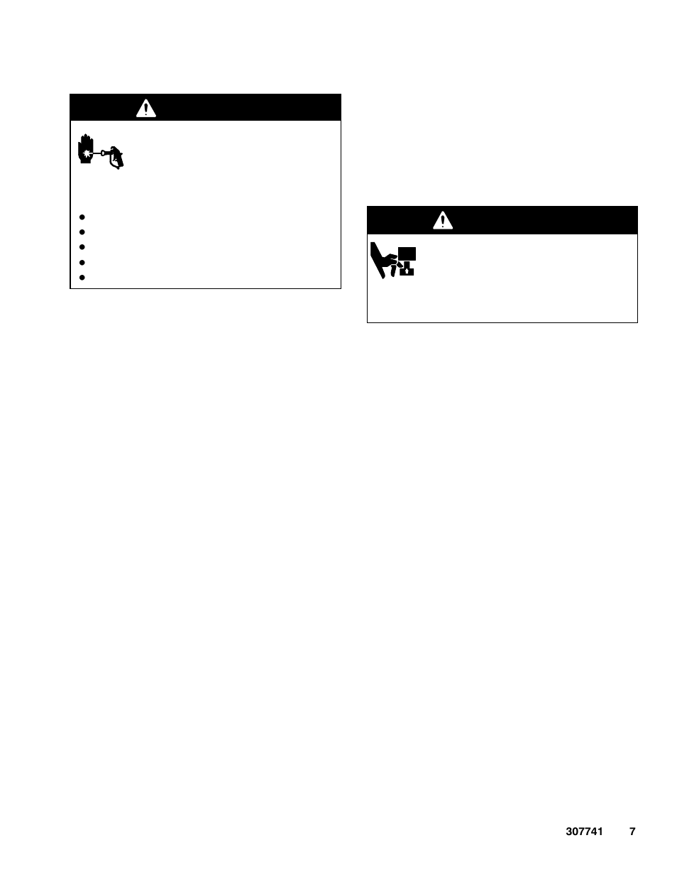 Troubleshooting, Warning | Graco Inc. Series B User Manual | Page 7 / 28