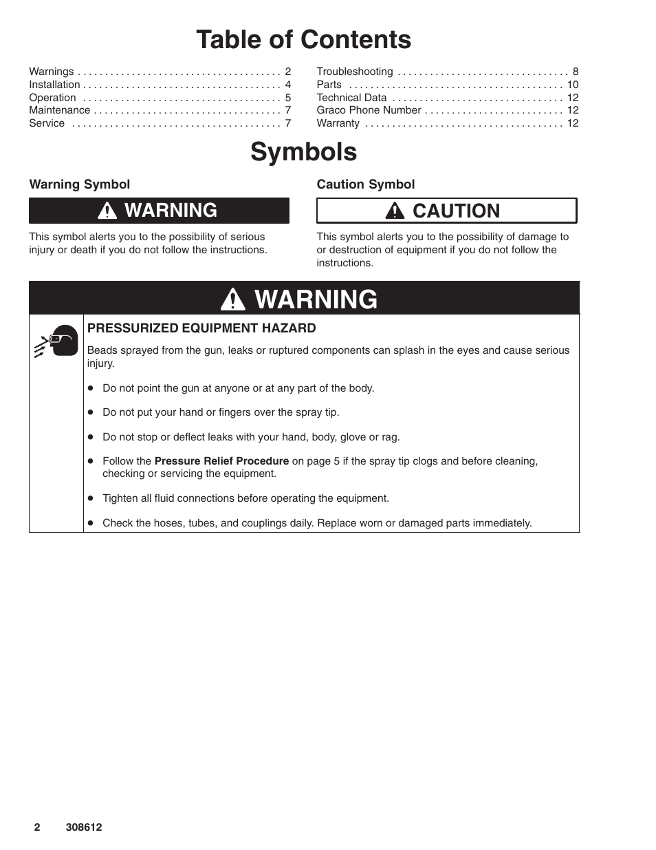 Graco Inc. 238338 User Manual | Page 2 / 12