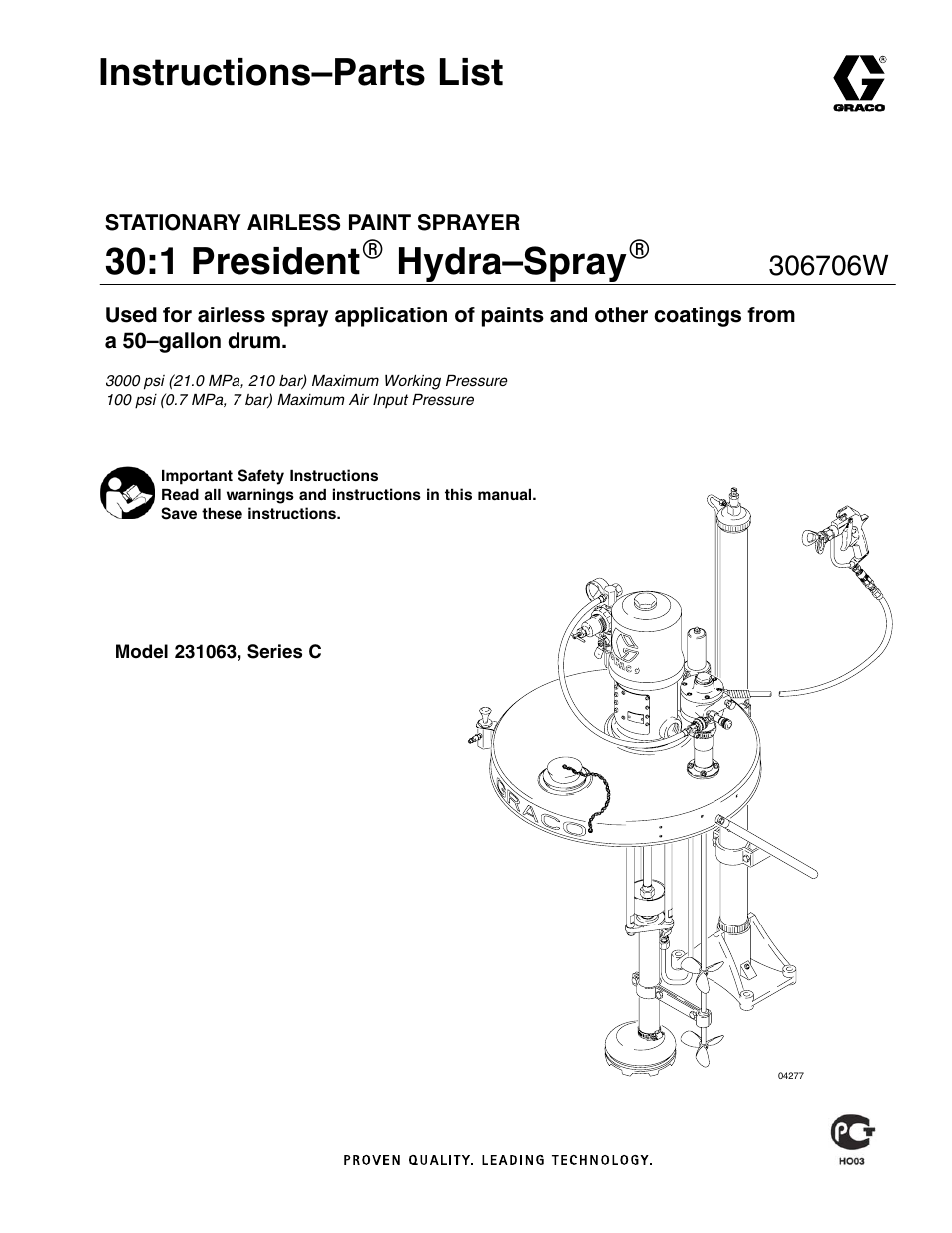 Graco Inc. Series C User Manual | 14 pages