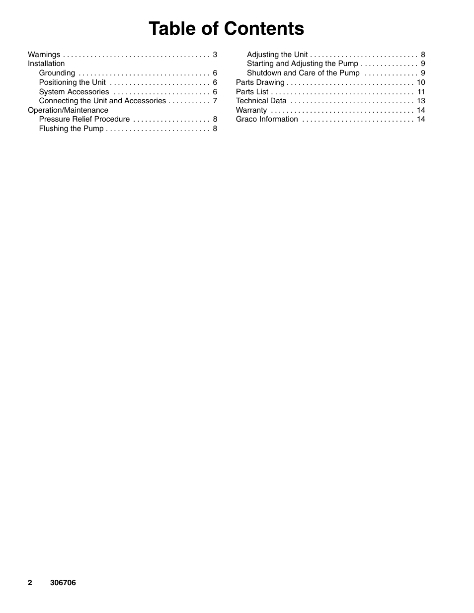 Graco Inc. Series C User Manual | Page 2 / 14