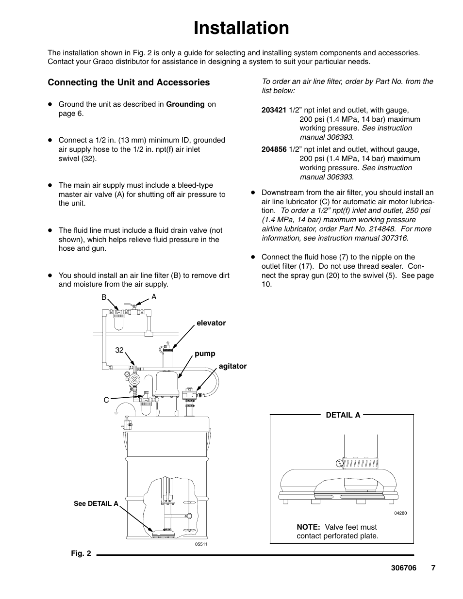 Installation | Graco Inc. Series C User Manual | Page 7 / 14