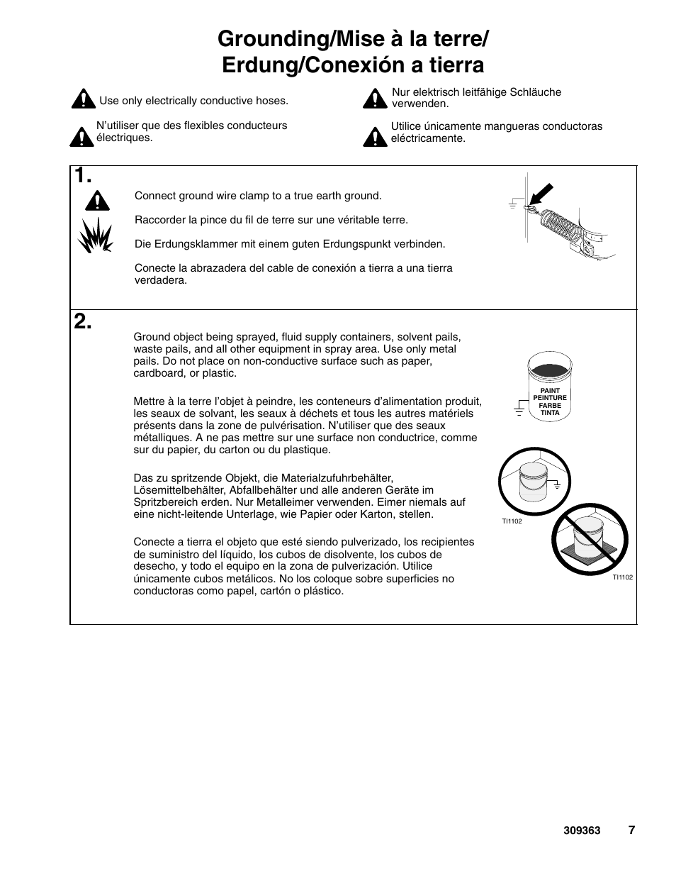 Graco Inc. Xtreme 309363E User Manual | Page 7 / 28