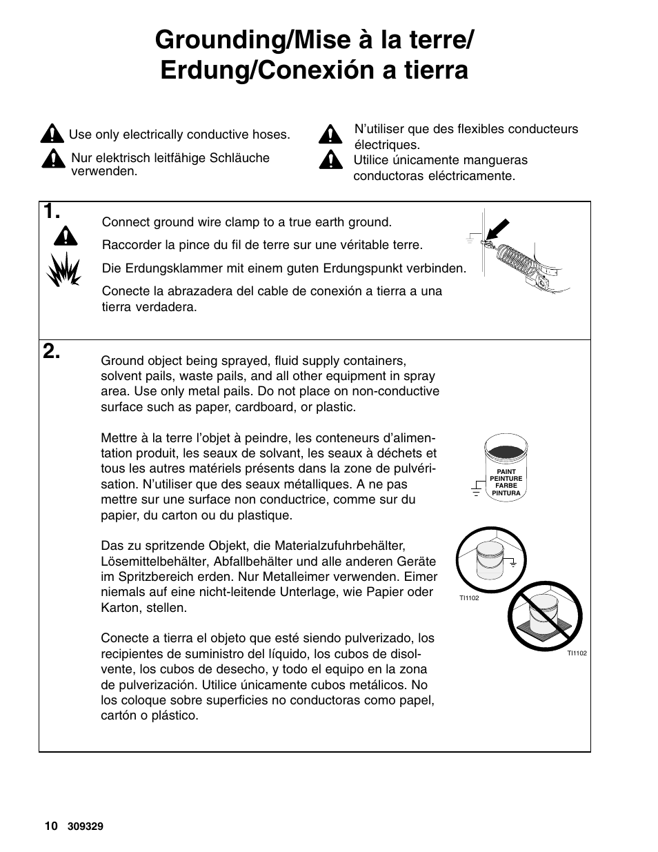 Graco Inc. Xtreme 309329 User Manual | Page 10 / 26