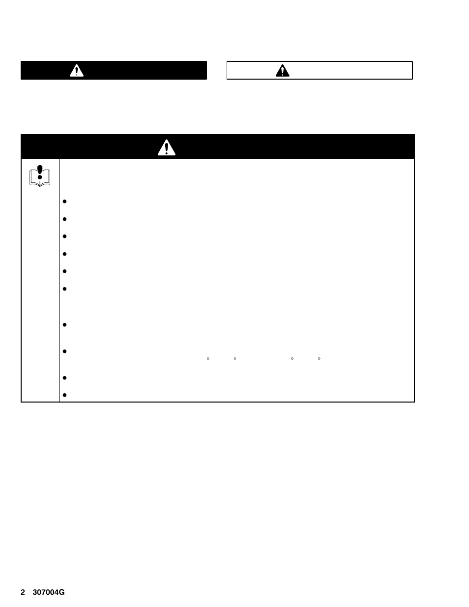 Symbols, Warning, Caution | Graco Inc. 207-945 User Manual | Page 2 / 12